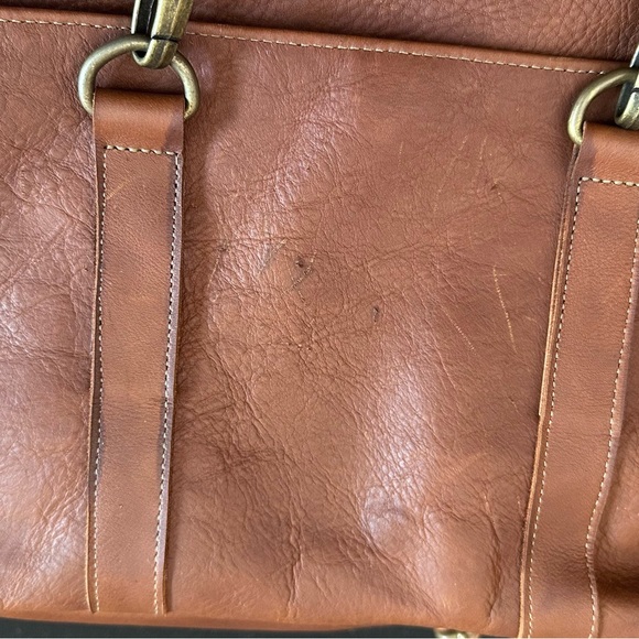 Brown Leather Backpack main image 6